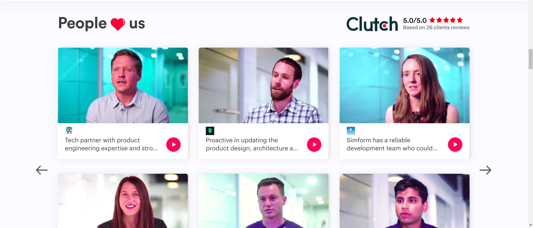 SIMFORM Client Testimonials SIMFORM Client Testimonials